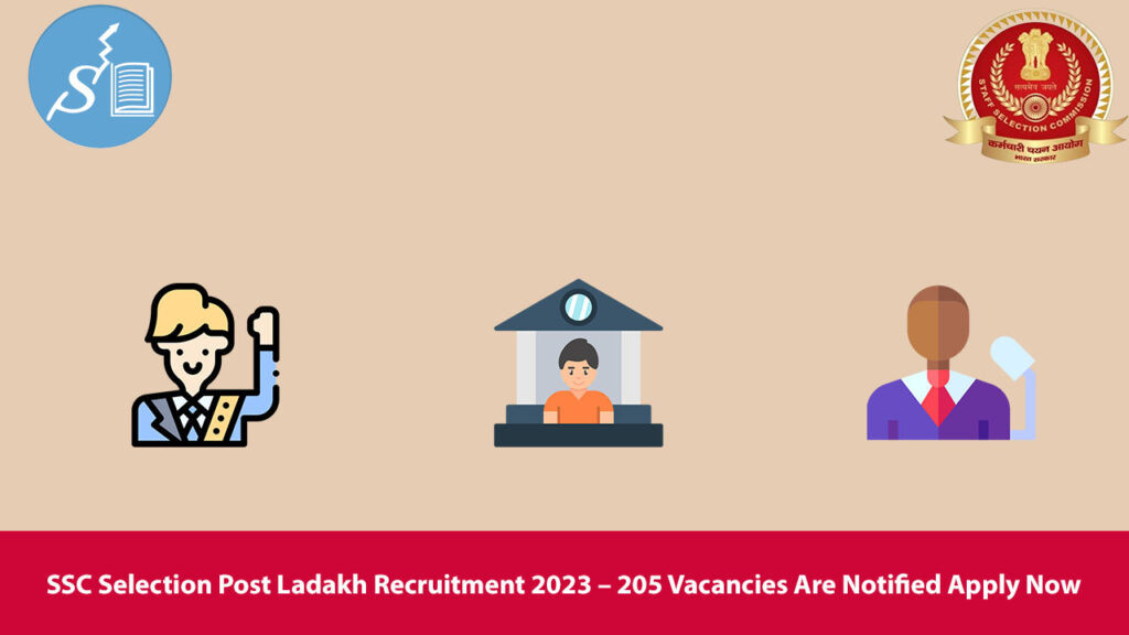 SSC Selection Post Ladakh Recruitment 2023