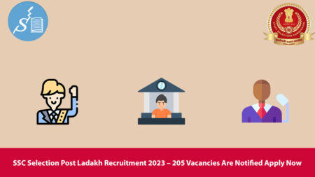 SSC Selection Post Ladakh Recruitment 2023