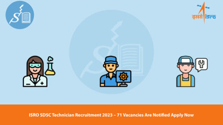 ISRO SDSC Technician Recruitment 2023